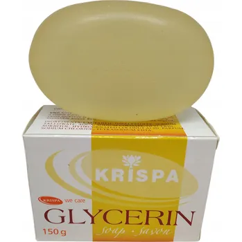 Mýdlo Krispa glycerínové mýdlo 150g transparentní