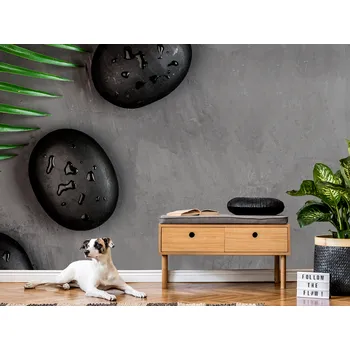 Tapeta Tapeta zen kameny na šedém pozadí