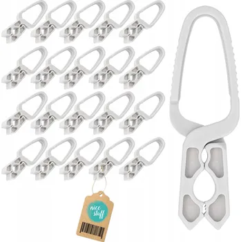 Kolíčky na praní sponky na prádlo žabky velmi silné šedé 20 ks