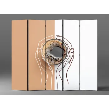 Paraván Paraván šálek černé kávy Rozměr: 225 x 180 cm