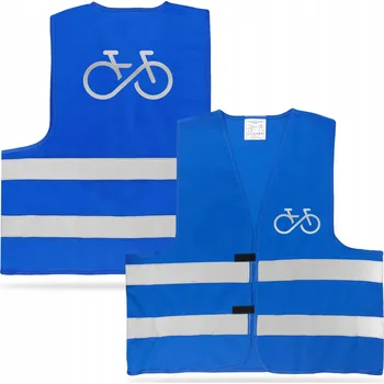 Cyklistická vesta Cyklistická vesta Odblaskowo L modrá