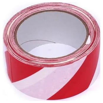 Lepicí páska VÝSTRAŽNÁ ČERVENÁ PÁSKA SAMOLEPICÍ 33 m x 50 mm