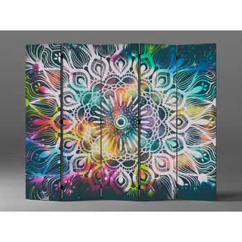 Paraván Paraván energická mandala Rozměr: 225 x 180 cm