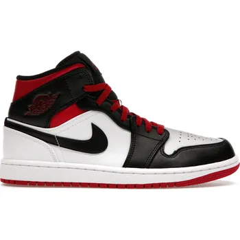 Pánské tenisky Jordan 1 Mid Black Toe White Gym Red Velikost: 45.5 DQ8426-106