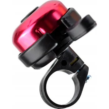 Zvonek na kolo Zvon na kolo hliníkový PVC 30 mm 22 g růžový