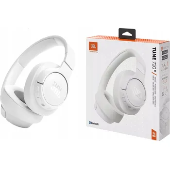 Sluchátka Orig JBL Bezdrátová sluchátka přes uši Bluetooth JBL Tune 720BT - bílá