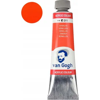 Vodová barva Akrylové barvy Van Gogh červená 1 ks 40 ml