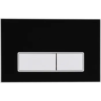 Splachovací tlačítko Tlačítko Frida sklo černé pro WC Geberit Sigma Duofix UP320 UP720