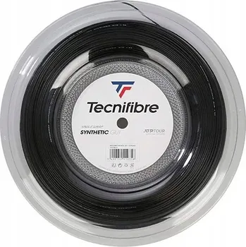 Struna na výplet tenisové rakety Tenisový výplet Tecnifibre SYNTHETIC GUT 200 m cívka černý 1,30 mm