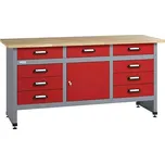 Küpper Pracovní stůl 9 zásuvek 170 x 60…