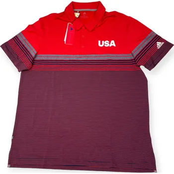 Pánské tričko Pánské červené tričko ADIDAS VOLLEYBALL