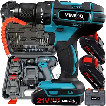 Akumulátorový Aku Šroubovák Minexo 21V WKRET_GREEN_MAXI