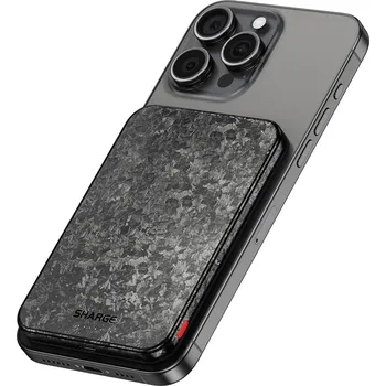 Powerbanka Prémiová MagSafe carbonová powerbanka SHARGE CarbonMag 5000mAh