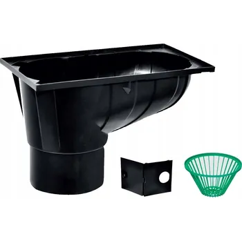 Kanalizační potrubí DEŠŤOVÁ VPUST KANION S usazovacím košem a čisticím otvorem Wavin