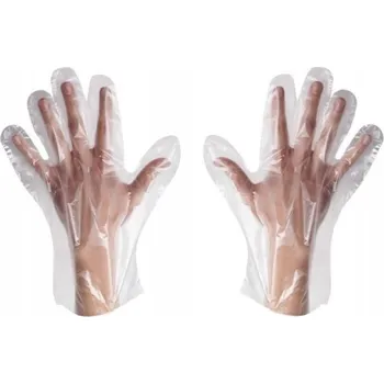 Pracovní rukavice Ochranné Rukavice Na Jedno Použití 100 Ks Fóliové - Hygiena a Bezpečnost