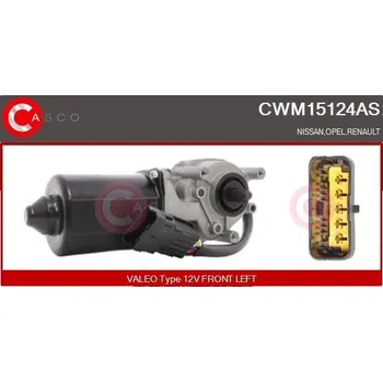 Motorek stěrače a odstřikovače Motor stěračů CASCO CWM15124AS