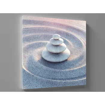 Obraz Obraz kameny v písku Rozměr: 60 x 60 cm