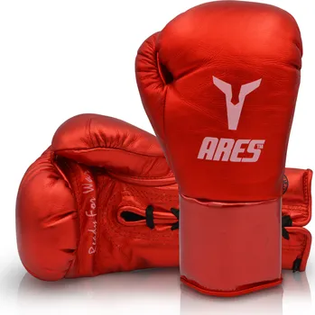 Boxerské rukavice Zápasové rukavice Ares Athena - šarlatově červená