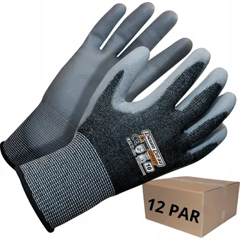 Pracovní oblečení Rukavice ACWL, protipořezové, HPPE, šedé, PU, velikost 10 - XL, 12 párů