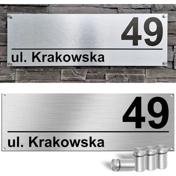 Obraz Číslo na dům 60 x 20 cm