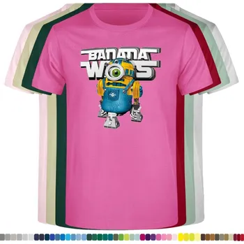 detske-levne-bavlnene- tricko-mimon-hvezdne-valky-r2d2 Barva: Fuchsia - fuchsiová, velikost: 128