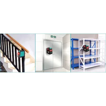 Bezpečnostní kamera Laser Krzyżowy 2 Liniowy Milessey Automatické vyrovnání, montáž na stěnu