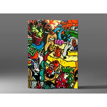 Paraván Paraván street graffiti Rozměr: 135 x 180 cm