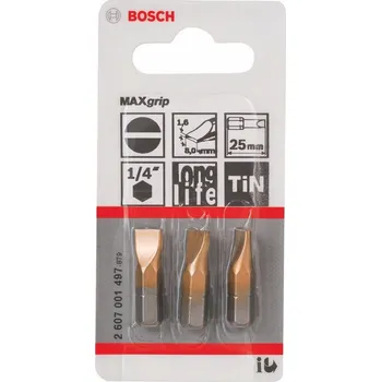 Bit BOSCH Šroubovací bity MAXGRIP 25mm S1,6x8,0