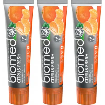 zubní pasta Zubní pasta Splat Biomed Citrus Fresh 100 ml Bez fluoridu, citrusová, 3 ks