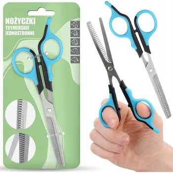 Obraz NŮŽKY NA STŘÍHÁNÍ PSŮ 18 cm Pro Úpravu a Prostříhávání SRSTI - DEGAŽOVACÍ