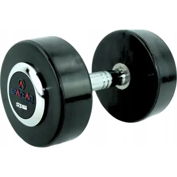 Potažené/pogumované činky s pevnou váhou Spartan Sport 1x 17,5 kg