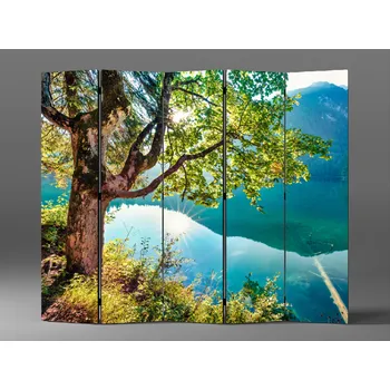 Paraván Paraván strom u alpského jezera Rozměr: 225 x 180 cm
