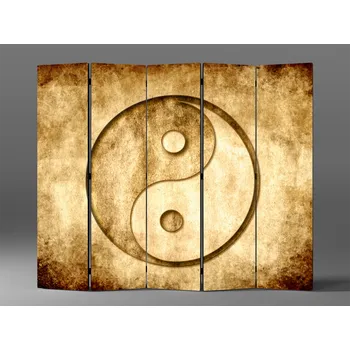 Paraván Paraván jin a jang Rozměr: 225 x 180 cm
