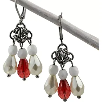 Náušnice Náušnice Baroque in Red