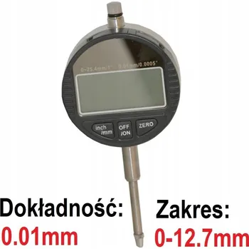 Elektronický číselníkový úchylkoměr 0,01 mm, rozsah 12,7 mm, digitální