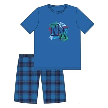 Chlapecké pyžamo Chlapecké pyžamo Cornette krátký rukáv 551 Velikost_deti: 176, Vzor: 551051