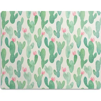 Miska pro psa Podložka pod misku pro psa kočku Kaktus s fleky 60x40