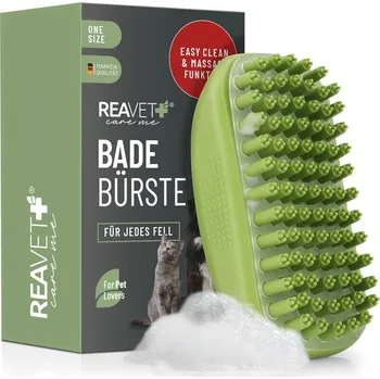 Kartáč pro zvířata REAVET Masážní kartáč do koupele pro snadné šampónování