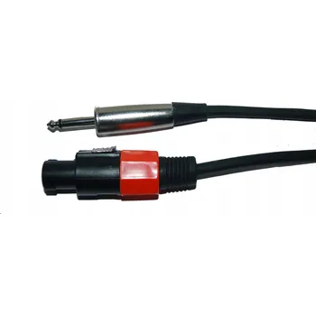 Audio kabel Reproduktorový kabel PAV Reproduktorový kabel Speakon/6,3 mm mono konektor 2 x 1,5 mm2 5 m