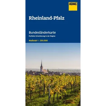 ADAC Bundesländerkarte Deutschland 10 Rheinland-Pfalz, Saarland 1:250.000