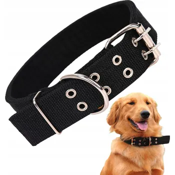 Obojek pro psa Obroża dla psa Silná Hrubě Tkaná nastavitelná, měkká a pohodlná, velikost L
