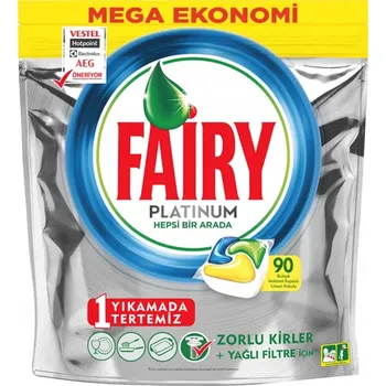 Kapsle do myčky Fairy Platinum 90 kusů mega balení