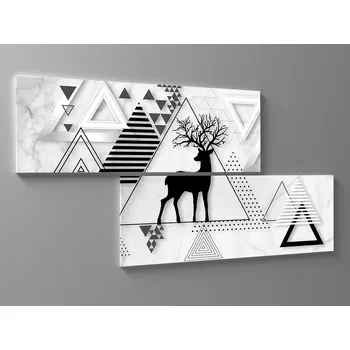 Obraz Abstraktní obraz jelen Rozměr: 80 x 40 cm