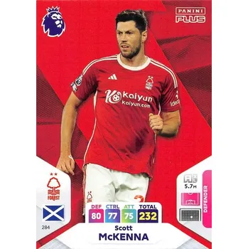 Sběratelská karetní hra 2024 Panini Premier League Plus karta č. 284 Scott McKenna - základní karta