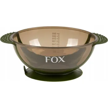 FOX Silikonová miska s přísavkou EARTH COLORS OLIVE Olivová 300 ml