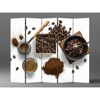 Paraván Paraván příprava kávy Rozměr: 225 x 180 cm