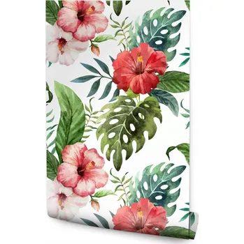 Fototapeta Tapeta Barevné tropické květiny /233792620