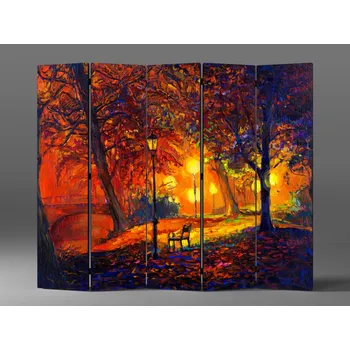 Paraván Paraván digitální malba park Rozměr: 225 x 180 cm