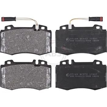 Brzdová destička Sada brzdových destiček, kotoučová brzda A.B.S. 37149