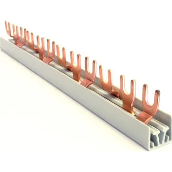 Propojovací lišta S-12 měděná 63 A 230 V IP20